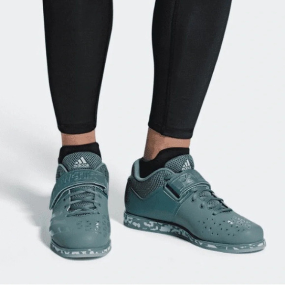 Adidas Powerlift 3.1 AC7469 Green Lace Up Lifestyle Sneakers Shoes Men’s 8.5 - Picture 14 of 14